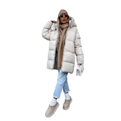 Women's Loose Cotton Coat Loose puffer Jacket