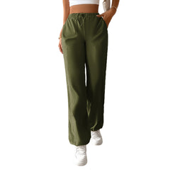 Women's Fashion Casual Loose-fitting Wide-leg Trousers