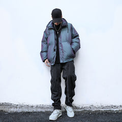 Loose Collar Cotton Warm Cotton Puffer Jacket Men's Bread Jacket