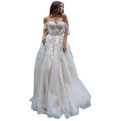 New Sexy Tube Top Lace Wedding Dress Plus Size
