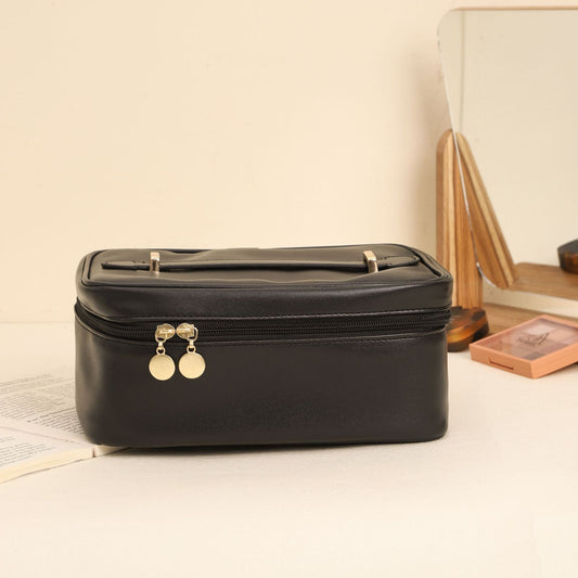 Handle-top Cosmetic Bag Ins Fashion Simple Square Handbag Toiletry Bags