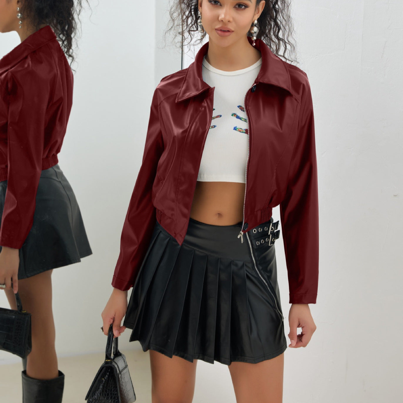 Short Leather Jacket