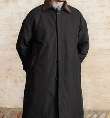 Retro Down Mid-length Trench Coat