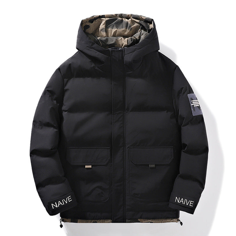 Coat Warm puffer Jacket Cotton-padded Teen Thickened To Keep Warm