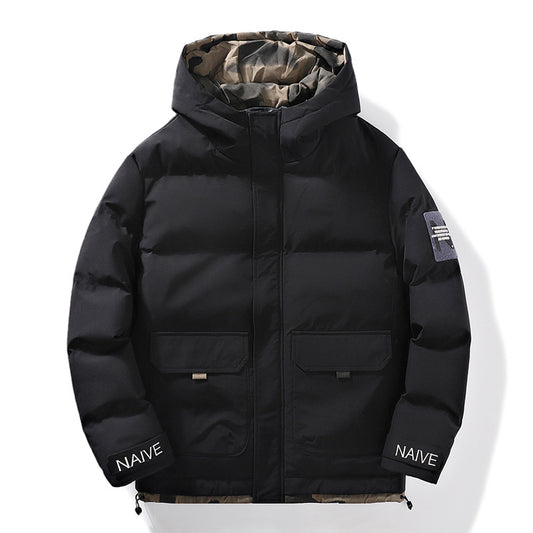 Coat Warm puffer Jacket Cotton-padded Teen Thickened To Keep Warm