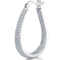 European And American Artificial Temperament Street Shooting Catwalk Earrings