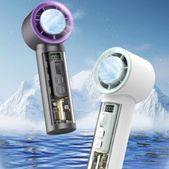 Mini-portable Usb Rechargeable Handheld High-speed Turbo Fan