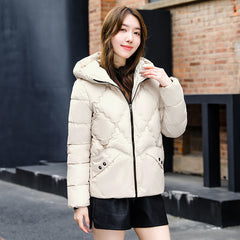 Cotton Coat Rhombus Thickened Cotton Coat Fleece-lined Cotton Coat Puffer Jacket