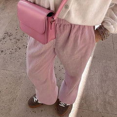 New Corduroy Straight-leg Trousers