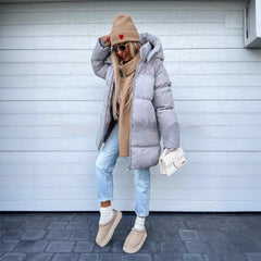 Women's Loose Cotton Coat Loose puffer Jacket