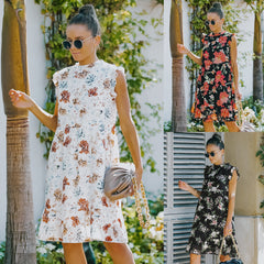 European And American Style Floral Skirt