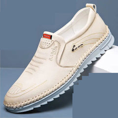 Doudou Shoes Flat Heel Set Foot Casual Shoes Lazy Driving Shoes Beef Tendon Sole