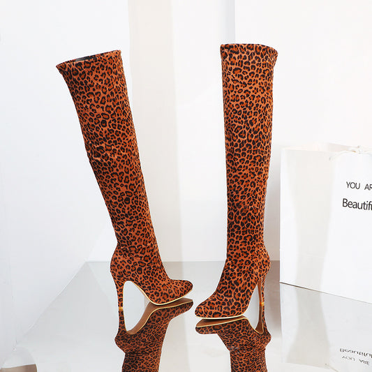 Stiletto Super Heel Pointed Toe Over The  Knee Womens Boots Trend