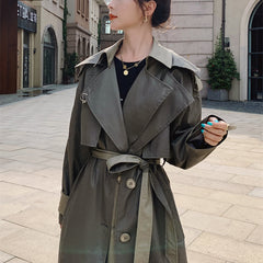 Women's Temperament Fashion Simple Windbreaker Jacket