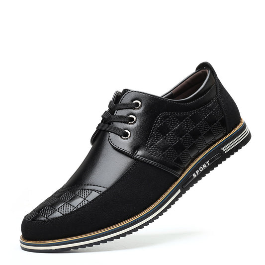 Trendy Casual Shoes Men's Lattice Lace-up Men's Shoes
