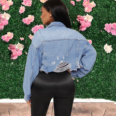 Ripped Denim Jacket – view 3