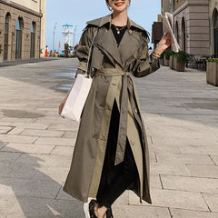 Women's Temperament Fashion Simple Windbreaker Jacket