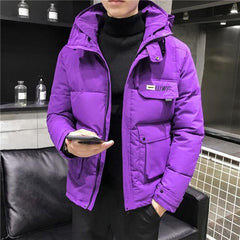 Thickened warm hooded cotton Puffer jacket