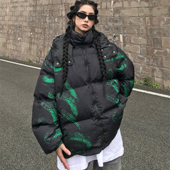 American Vintage Hooded Loose Cotton puffer Jacket