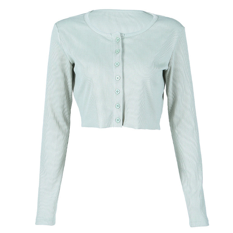 Soft milk blue cardigan