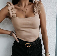 One-neck low-cut suspenders