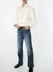 Fall Women's Clothing Design Lapel Long Sleeve Versatile Casual Soft Jacket