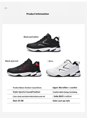 Male Leather Waterproof Running Travel Shoes