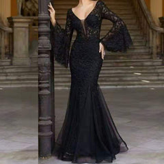 Sexy Slim Fishtail Long Banquet Dress