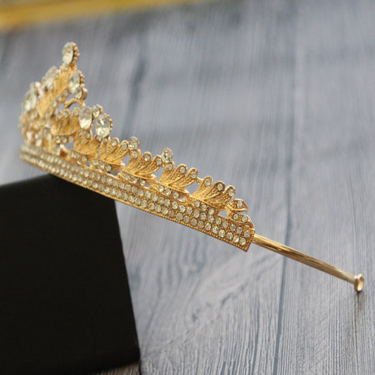 Lady's Crown Wedding Dress With Accessories