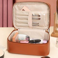 Handle-top Cosmetic Bag Ins Fashion Simple Square Handbag Toiletry Bags