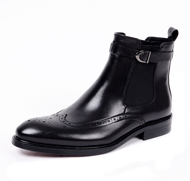 Cowboy Boots Business Leather Shoes