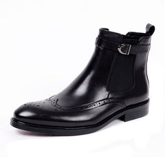 Cowboy Boots Business Leather Shoes