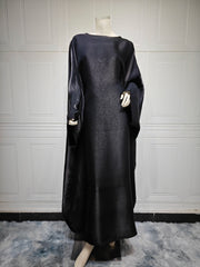 Summer Middle East Fashion Fil-Lumiere Satin Waist Dress