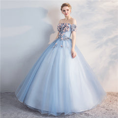 Ladies One-shoulder Long Colorful Gauze Puffy Evening Dress