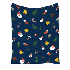 Christmas Flannel Printed Blanket