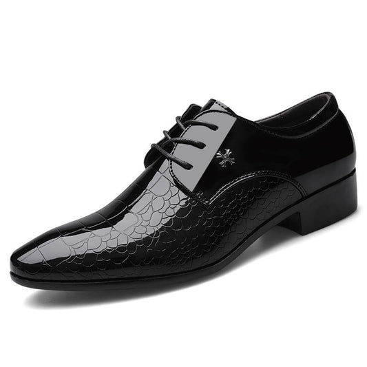 Winter New Style Leather Shoes Men's Business Formal Shoes