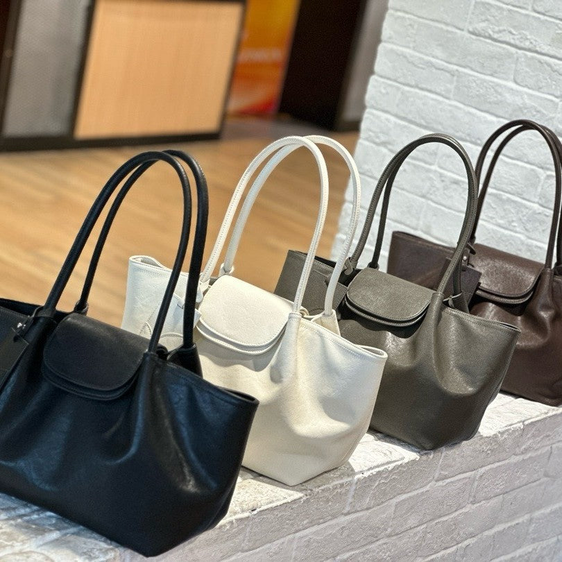 Women's genuine leather tote bag - Fashionoto
