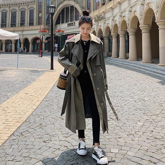 Women's Temperament Fashion Simple Windbreaker Jacket