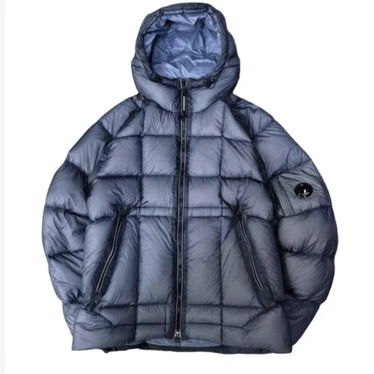 Autumn Winter Cotton-padded Coat Thick Warm Hooded Top Puffer Jacket