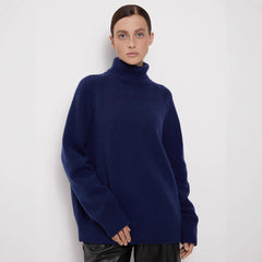Loose Pullover Thermal Knitting Sweater For Women