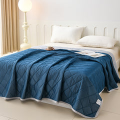 Cool Silk Solid Color Summer Air-conditioned Room Summer Quilt
