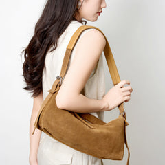 Women's high-end leather crossbody bag - Fashionoto