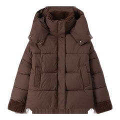 Loose And Warm Cotton Padded Puffer Jacket Thickened Coat