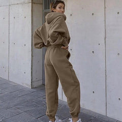 Trendy Women's Hoodies for Autumn & Winter – Casual Sports Set