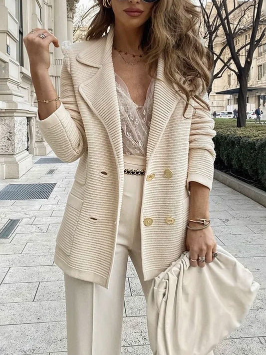 Casual Long Sleeve Jacket Coat