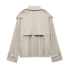 Fashion Casual All-matching Short Windbreaker Women's Coat