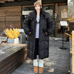 Thick Loose And Warm Cotton-padded puffer Coat Women