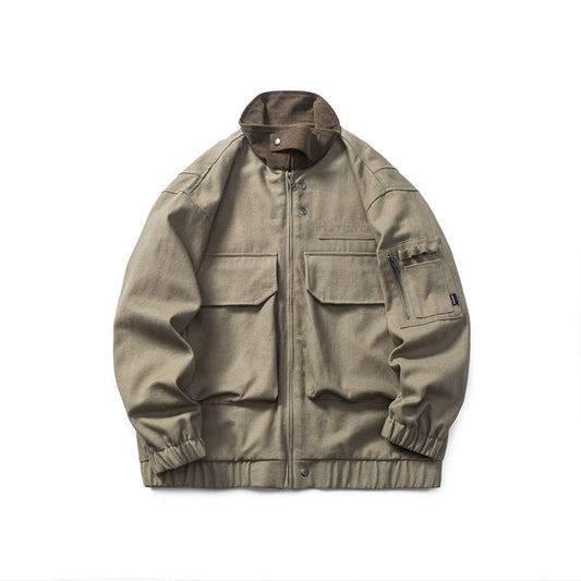 Loose Patchwork Large Pocket Wasteland Jacket