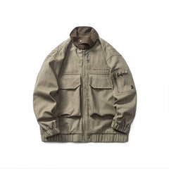 Loose Patchwork Large Pocket Wasteland Jacket