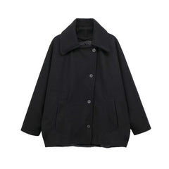 Autumn Wool Blended Short Coat